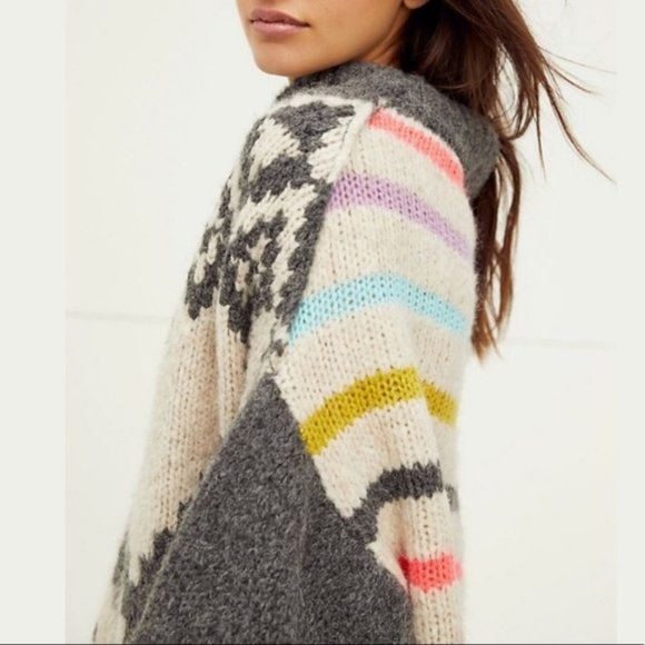 Free People Sweaters - Free People New Nordic Stripe Pullover Sweater